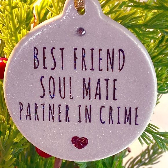 Best Friend Soulmate Partner in Crime Christmas - Picture 1 of 2